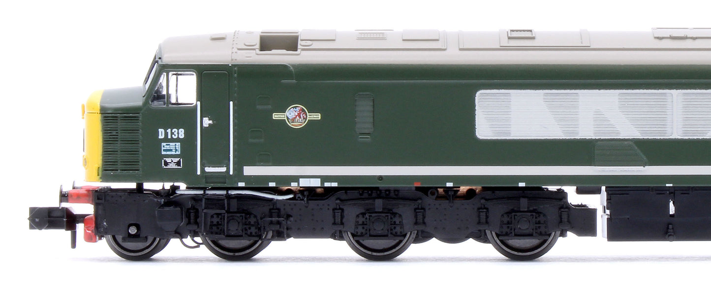 948703 Class 46 D138 BR Green With Full Yellow Ends Diesel Locomotive - DCC Sound