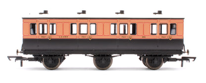 6 Wheel Coach 1st Class LSWR Brown No.490