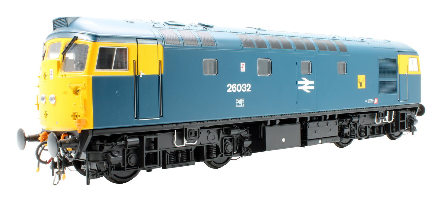 Pre-Owned 2674 BR Blue Class 26 '26032' Highland Stag Logo Diesel Locomotive