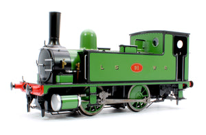 L&SWR B4 0-4-0T Lined Green 91 - Steam Tank Locomotive - Sound Fitted