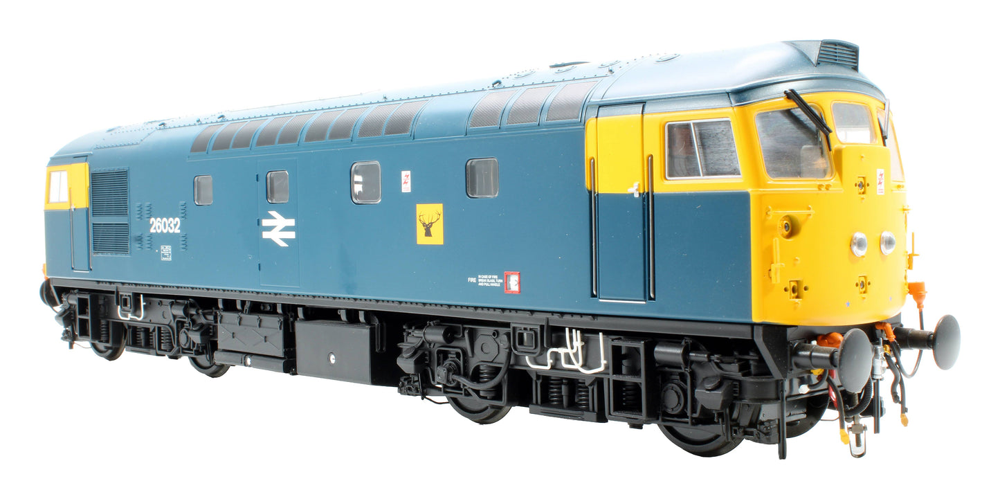 Pre-Owned 2674 BR Blue Class 26 '26032' Highland Stag Logo Diesel Locomotive
