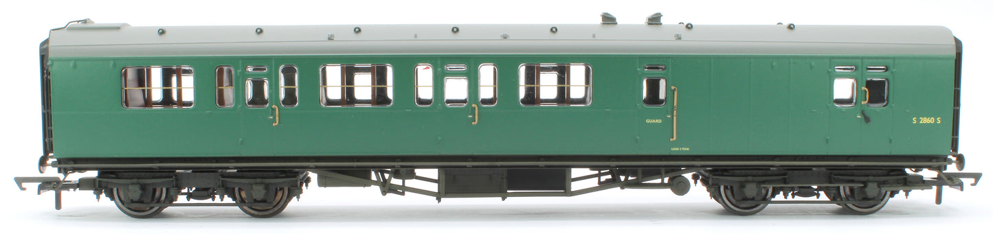 Pre-Owned BR, Bulleid 59' Corridor Brake Third, S2860S