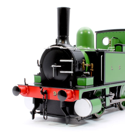 L&SWR B4 0-4-0T Lined Green 91 - Steam Tank Locomotive - Sound Fitted