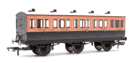 6 Wheel Coach 3rd Class LSWR 821