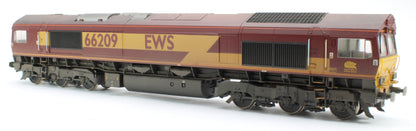 Pre-Owned Class 66 66209 EWS Diesel Locomotive - Weathered