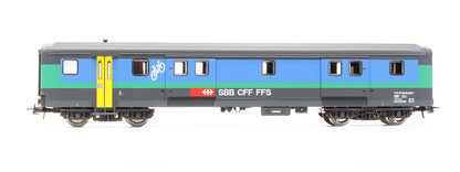 Pre-Owned 74568 SBB CFF FFS Baggage Car D 50 85 92-33 620-2