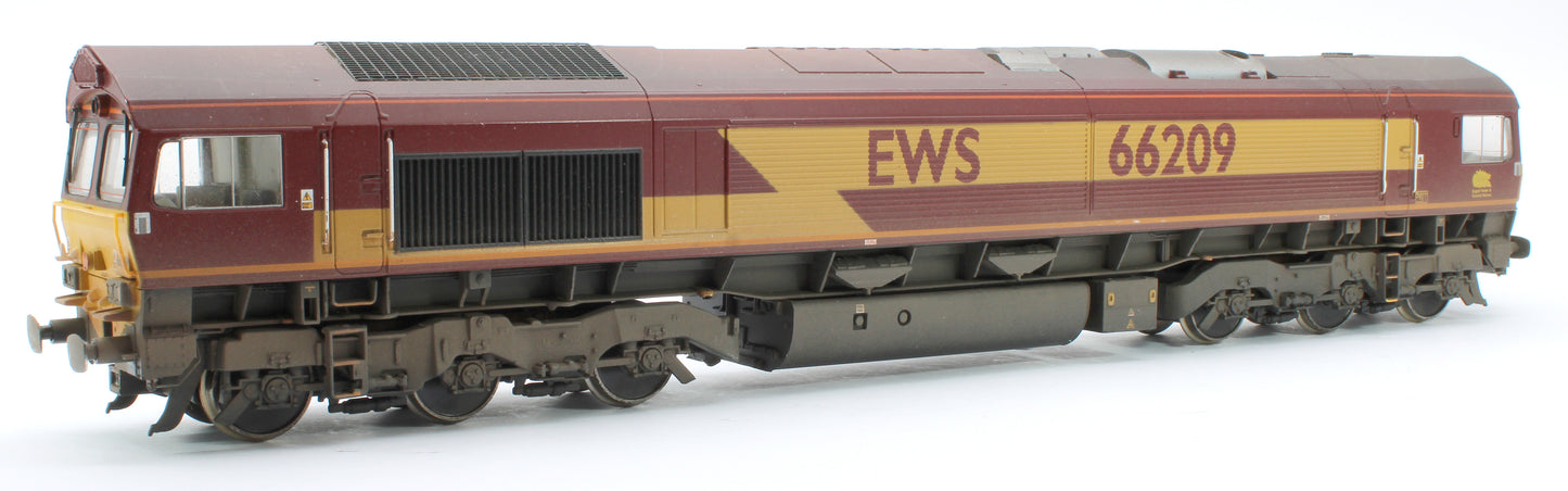 Pre-Owned Class 66 66209 EWS Diesel Locomotive - Weathered