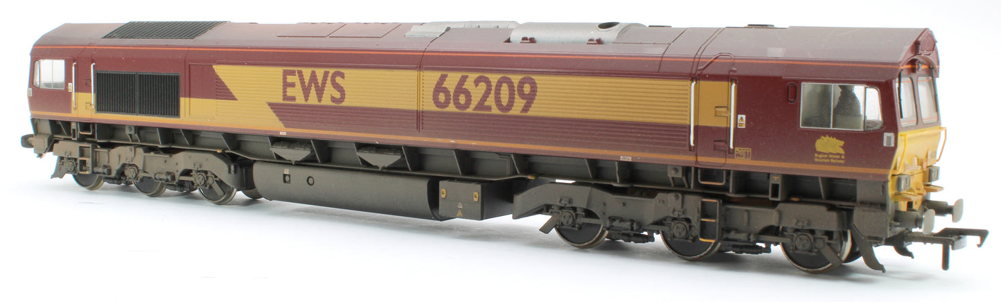 Pre-Owned Class 66 66209 EWS Diesel Locomotive - Weathered