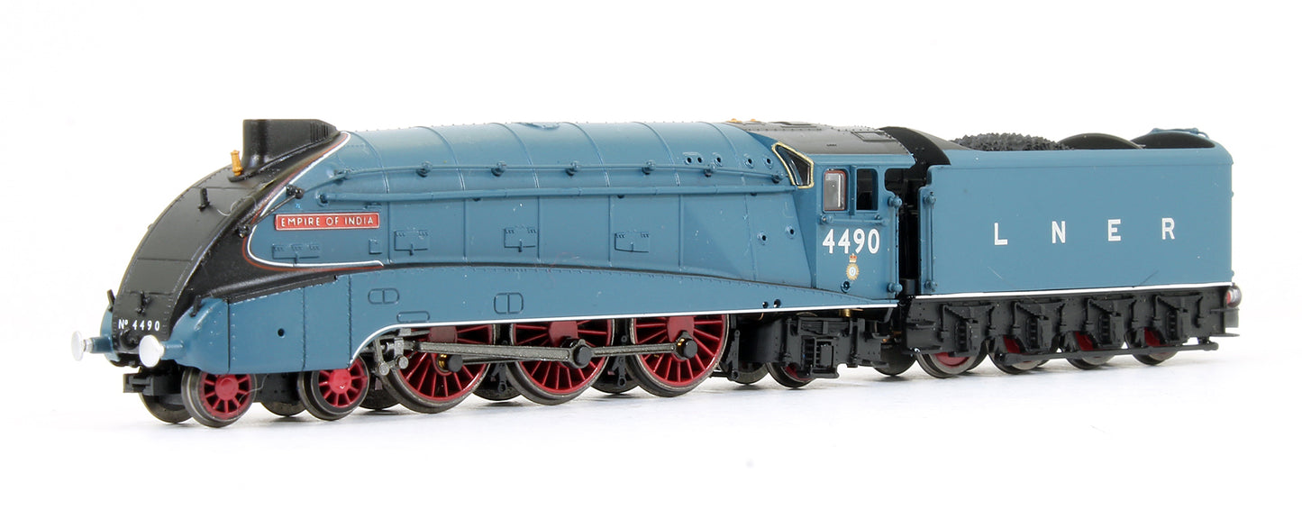Pre-Owned 2S-008-009 A4 Valanced 'Empire Of India' 4490 Garter Blue LNER Steam Locomotive