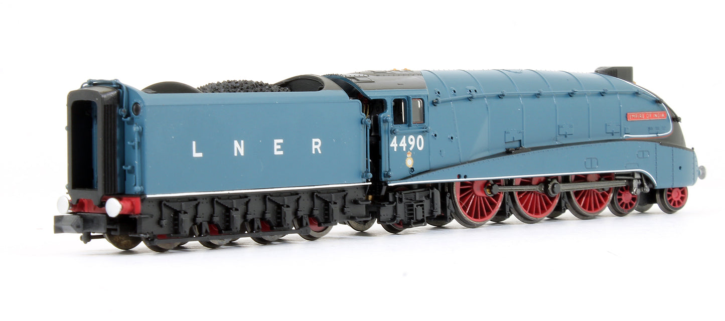 Pre-Owned 2S-008-009 A4 Valanced 'Empire Of India' 4490 Garter Blue LNER Steam Locomotive