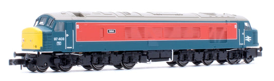 948707 Class 46 97403 Ixion RTC Blue/Red With Sealed Beam Headlights Diesel Locomotive - DCC Sound