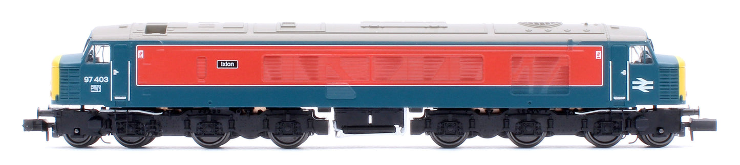 Class 46 97403 Ixion RTC Blue/Red With Sealed Beam Headlights Diesel Locomotive