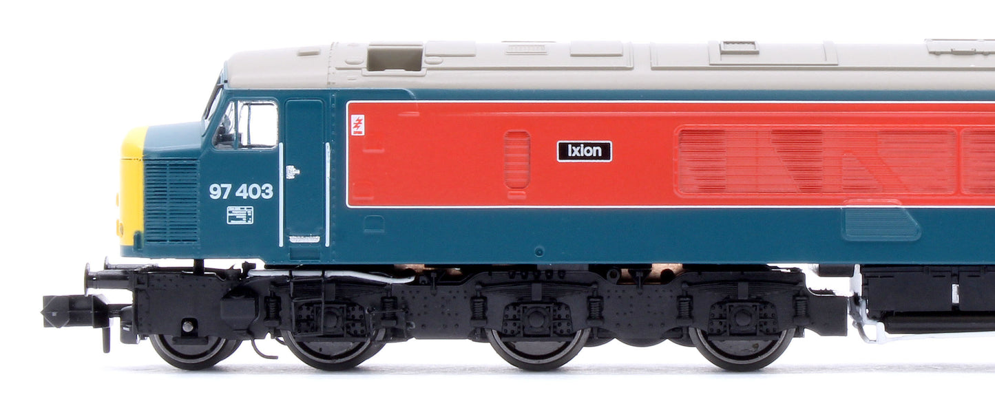Class 46 97403 Ixion RTC Blue/Red With Sealed Beam Headlights Diesel Locomotive