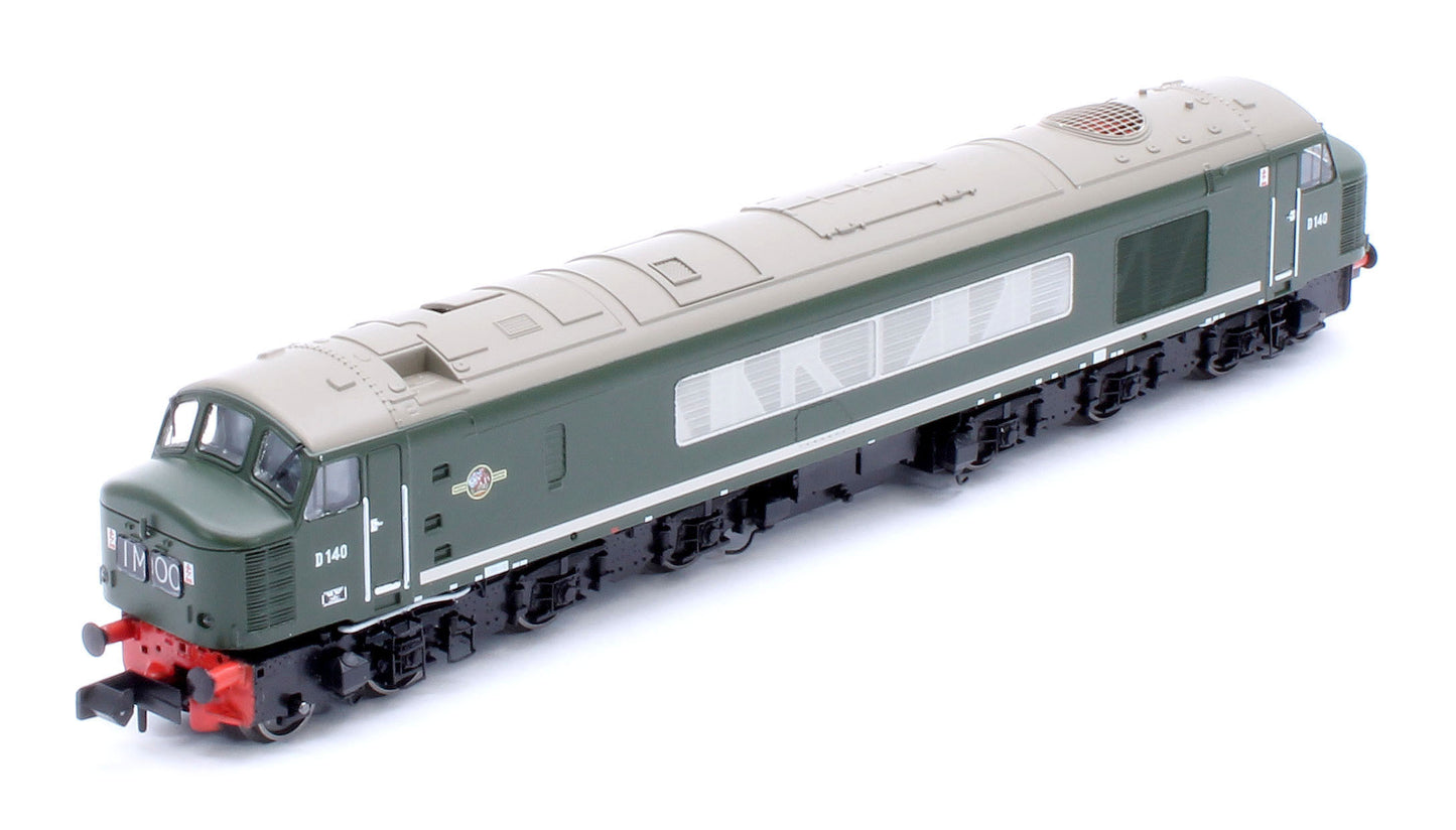 Class 46 D140 1961 All Over Green livery Diesel Locomotive