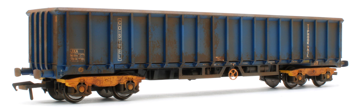 JXA01 TP(A)W Bespoke Weathered Set of 3 JXA Bogie Scrap Wagons
