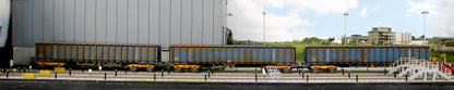 JXA01 TP(A)W Bespoke Weathered Set of 3 JXA Bogie Scrap Wagons