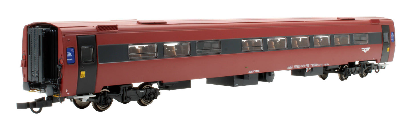 Pre-Owned NMJT 122.103 NSB B7 2nd Class Passenger Coach '27015'