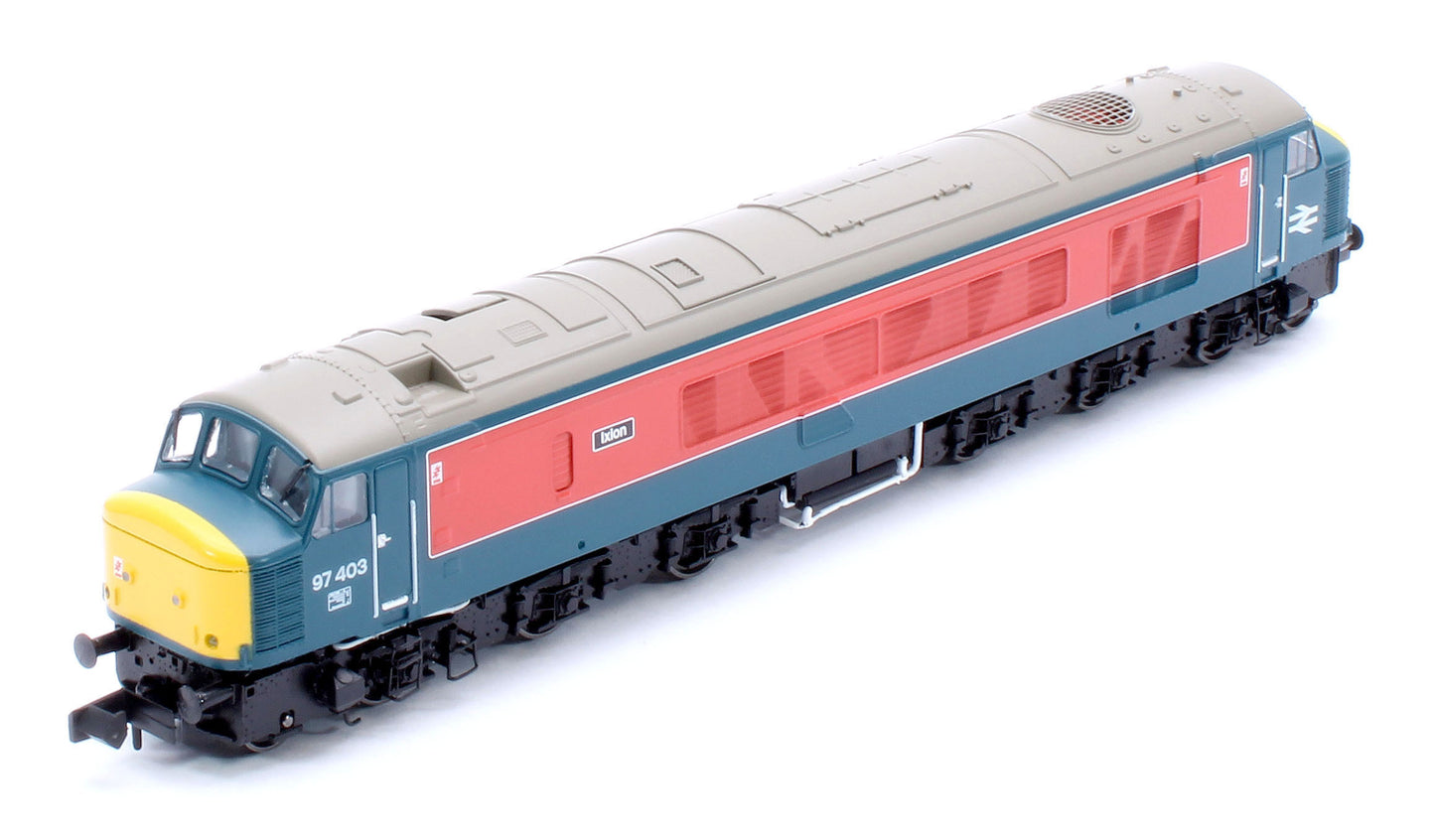 Class 46 97403 Ixion RTC Blue/Red With Sealed Beam Headlights Diesel Locomotive