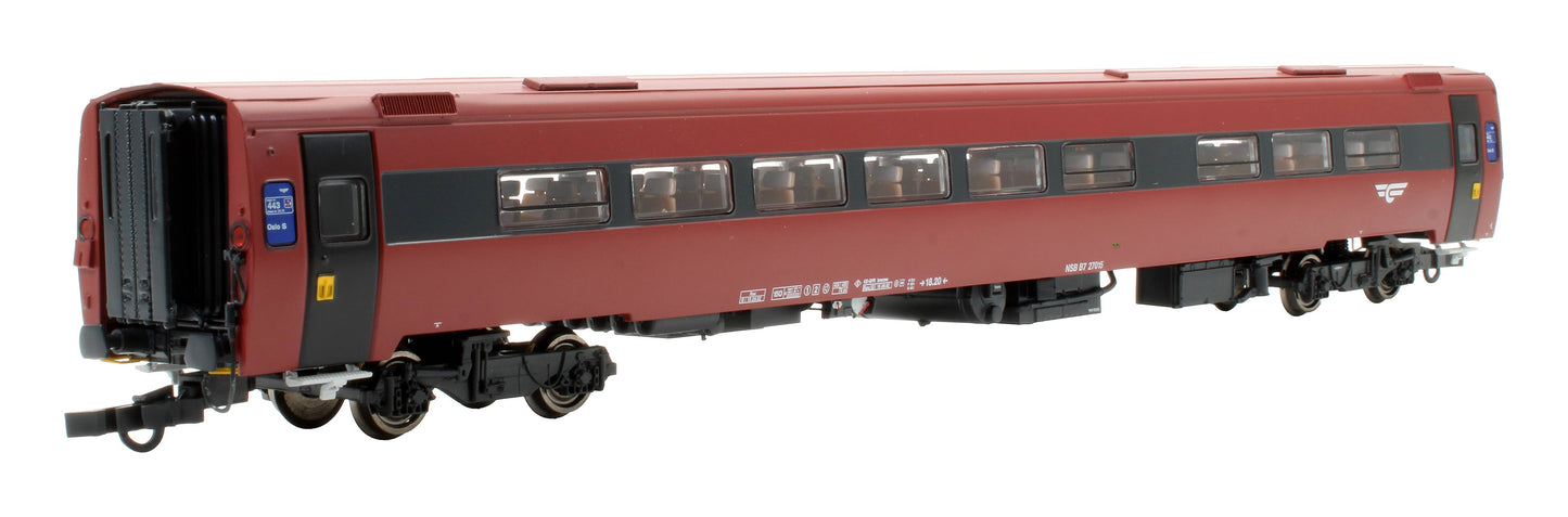 Pre-Owned NMJT 122.103 NSB B7 2nd Class Passenger Coach '27015'