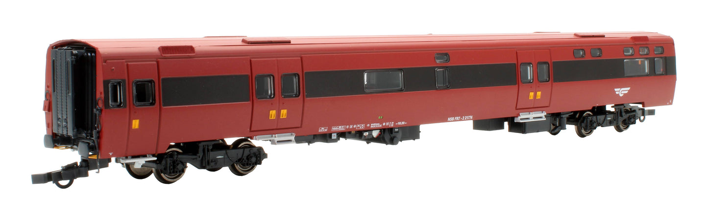 Pre-Owned NMJT 122.203 NSB AB7 1st/2nd Class Passenger Coach '27025'