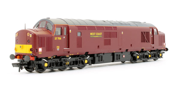 Pre-Owned Class 37/2 37706 West Coast Railways Maroon Diesel Locomotive (Exclusive Edition)
