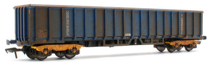 JXA01 TP(B)W Bespoke Weathered Set of 3 JXA Bogie Scrap Wagons TIPH Blue Post 1998 Black & White Data Panels & OHLW Sticker No.3018/3020/3050
