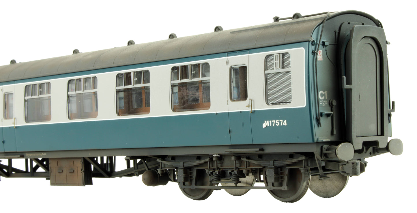 Pre-Owned 7P-001-205U BR Blue SK MK1 Coach ‘M17574’ - Custom Weathered