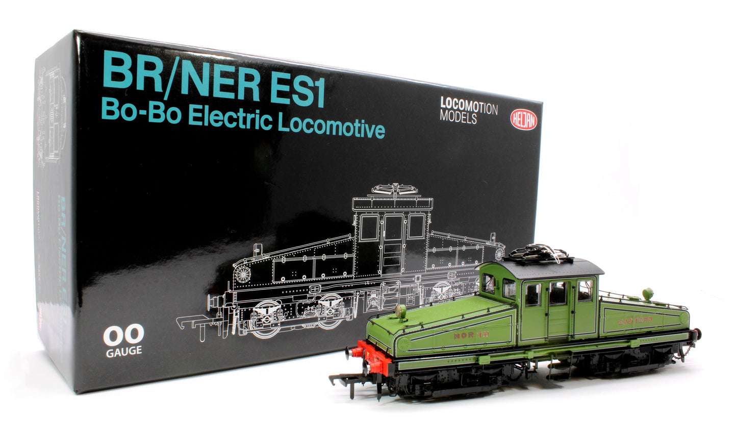 1200 Pre-Owned North Eastern Railway ES1 NER Green As Preserved Bo-Bo No.1 Electric Locomotive