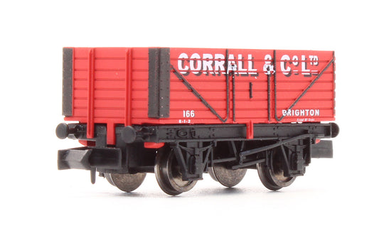 Pre-Owned GM2410113 7 Plank Wagon 'Corrall & Co Ltd' No.166