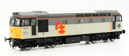 3337 Pre-Owned Class 33/2 33206 In Railfreight Distribution Sector Livery