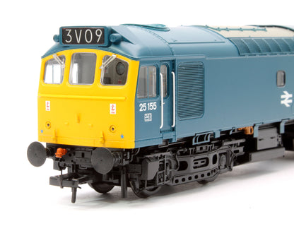 Class 25/2 25155 BR Blue Diesel Locomotive - DCC Sound