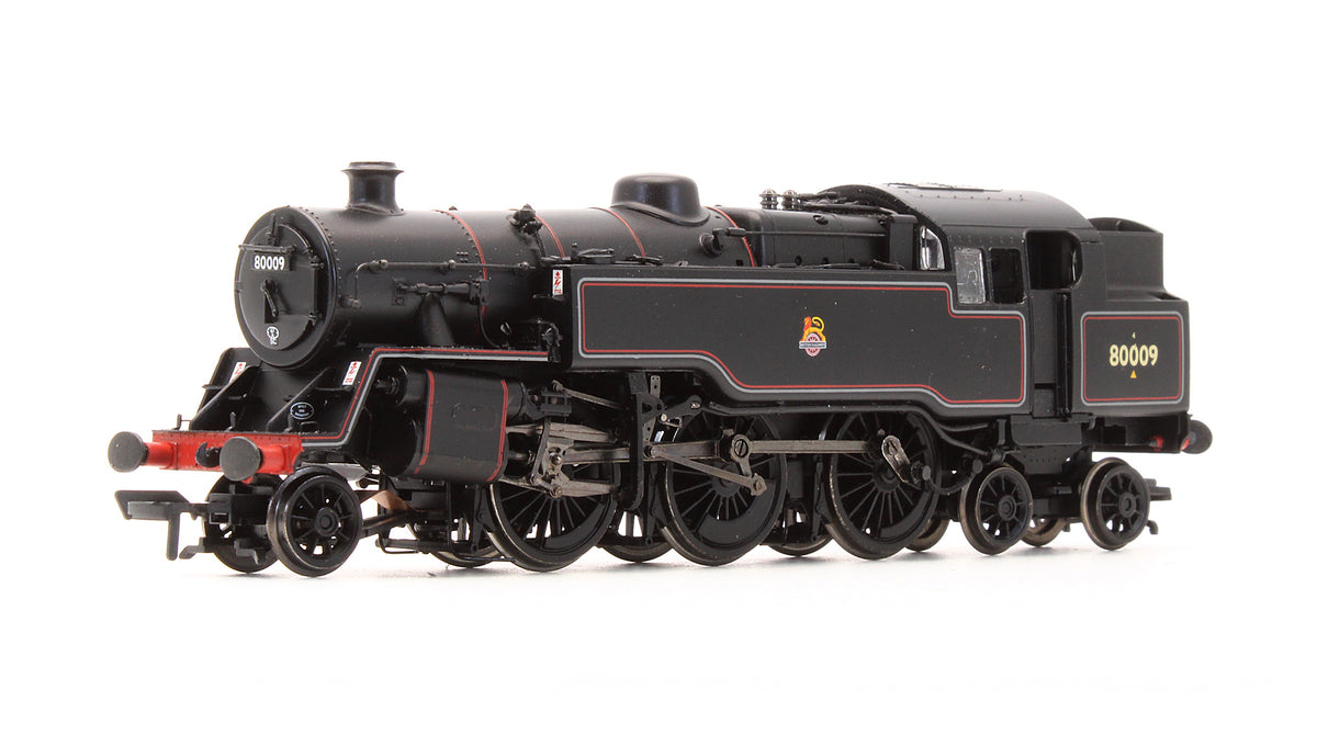 Pre-Owned 32-350DC Standard Class 4MT Tank 80009 BR Black Lined Early Emblem Steam Locomotive - DCC Fitted
