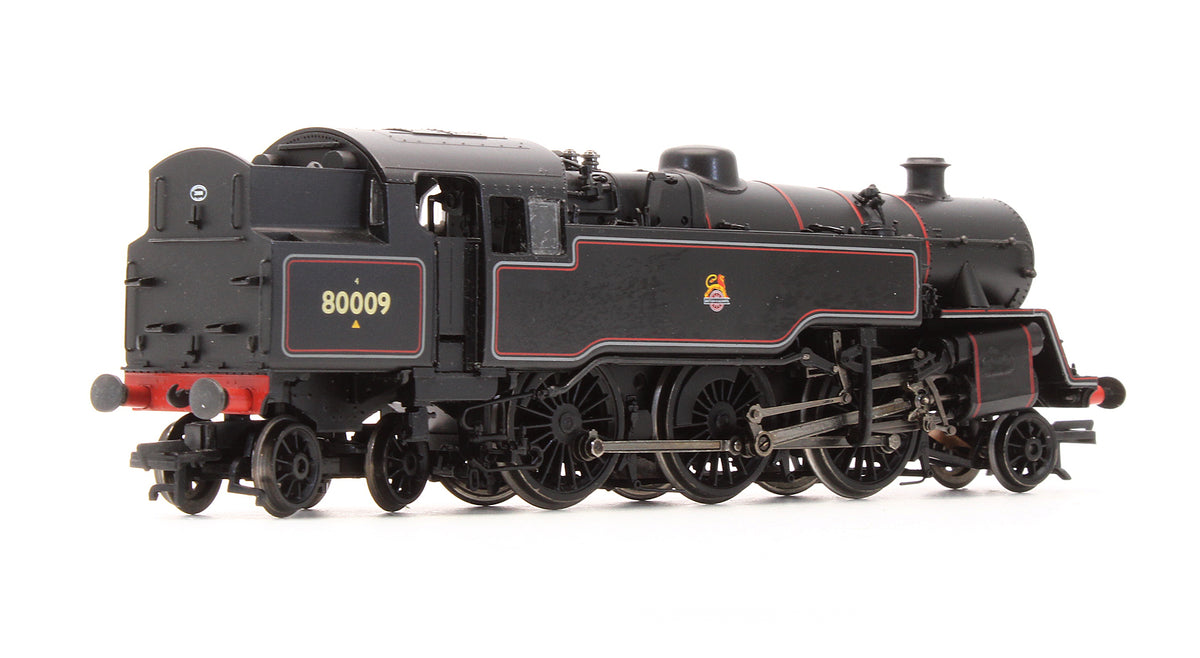 Pre-Owned 32-350DC Standard Class 4MT Tank 80009 BR Black Lined Early Emblem Steam Locomotive - DCC Fitted