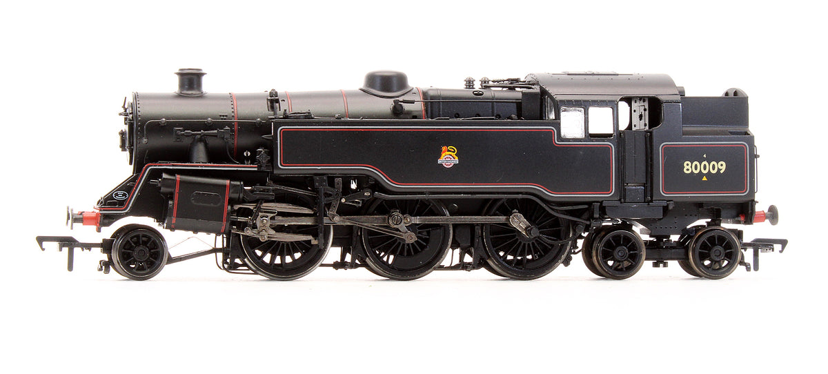 Pre-Owned 32-350DC Standard Class 4MT Tank 80009 BR Black Lined Early Emblem Steam Locomotive - DCC Fitted