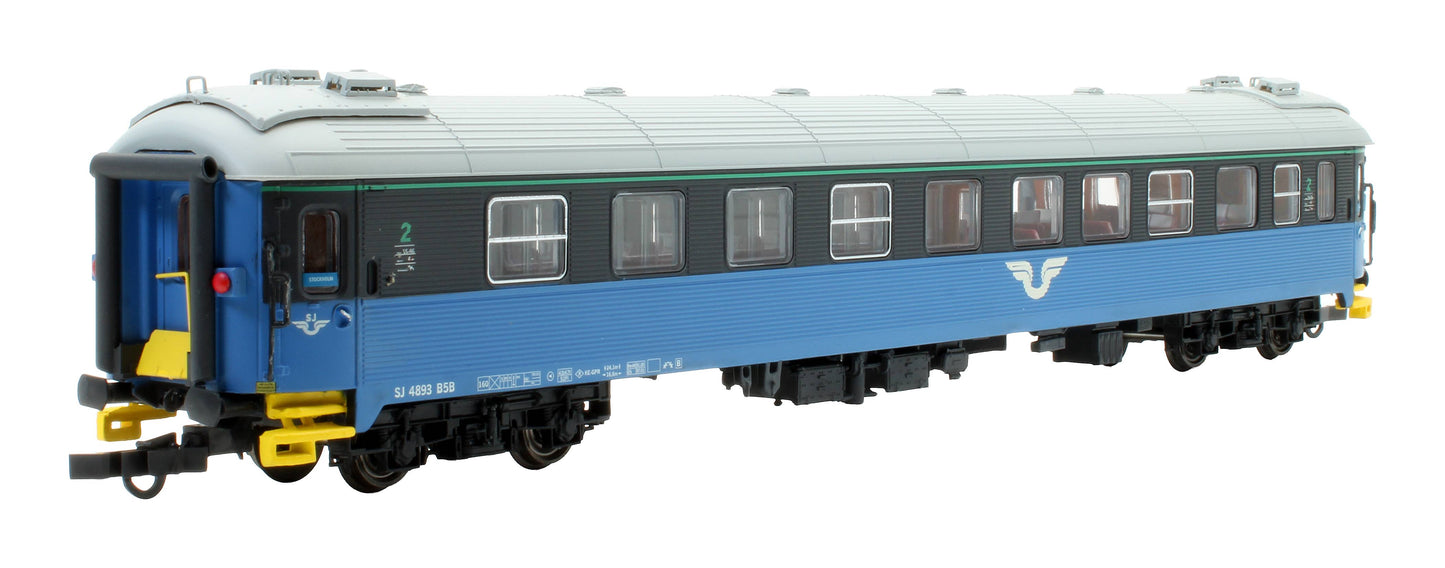 Pre-Owned NMJT 205.401 SJ B5B 2nd Class Passenger Coach '4983'