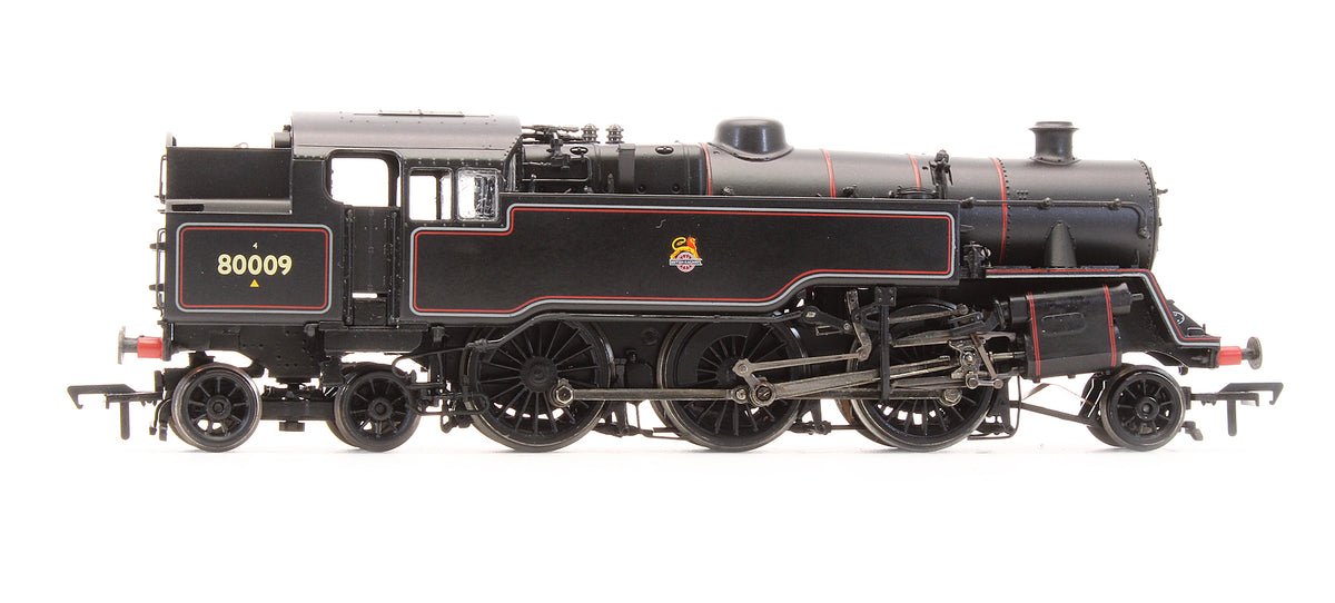 Pre-Owned 32-350DC Standard Class 4MT Tank 80009 BR Black Lined Early Emblem Steam Locomotive - DCC Fitted