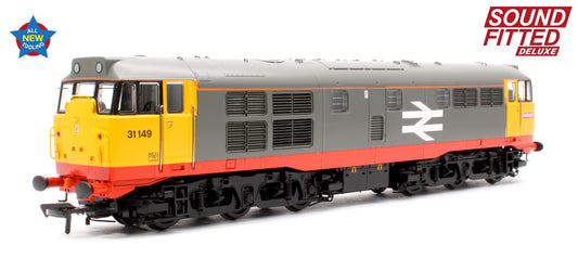 Class 31/1 Refurbished 31149 BR Railfreight (Red Stripe) Diesel Locomotive - DCC Sound Deluxe