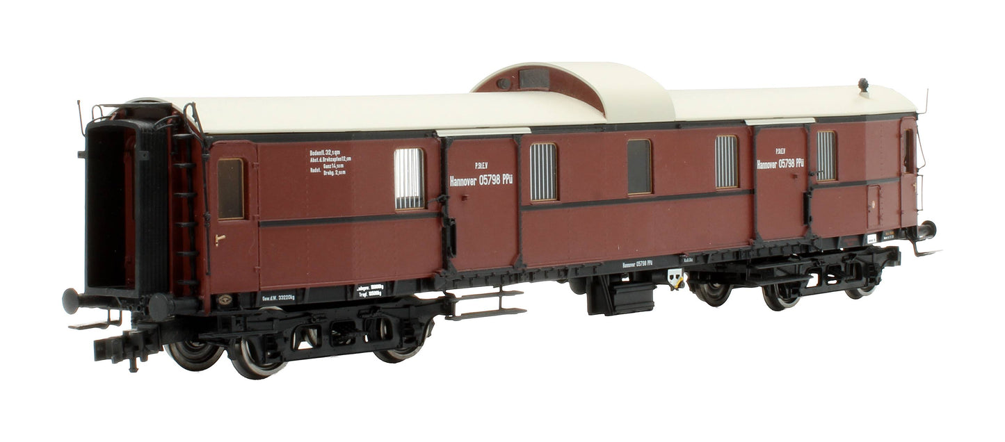 Pre-Owned Brawa 45412 K.P.E.V. Luggage Car with Clerestory Roof 'Hannover 05798'