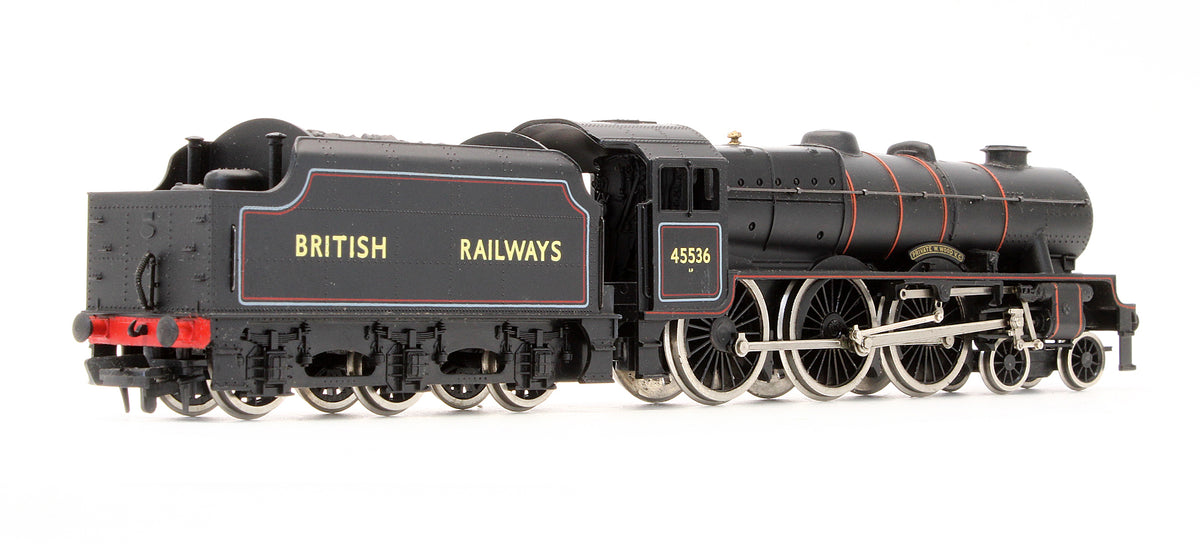 Pre-Owned BR Lined Black 4-6-0 Rebuilt Patriot Class 'Private W. Woods V.C.' 45536 Steam Locomotive