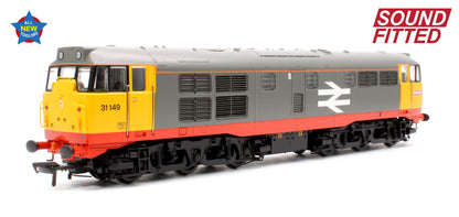 Class 31/1 Refurbished 31149 BR Railfreight (Red Stripe) Diesel Locomotive - DCC Sound