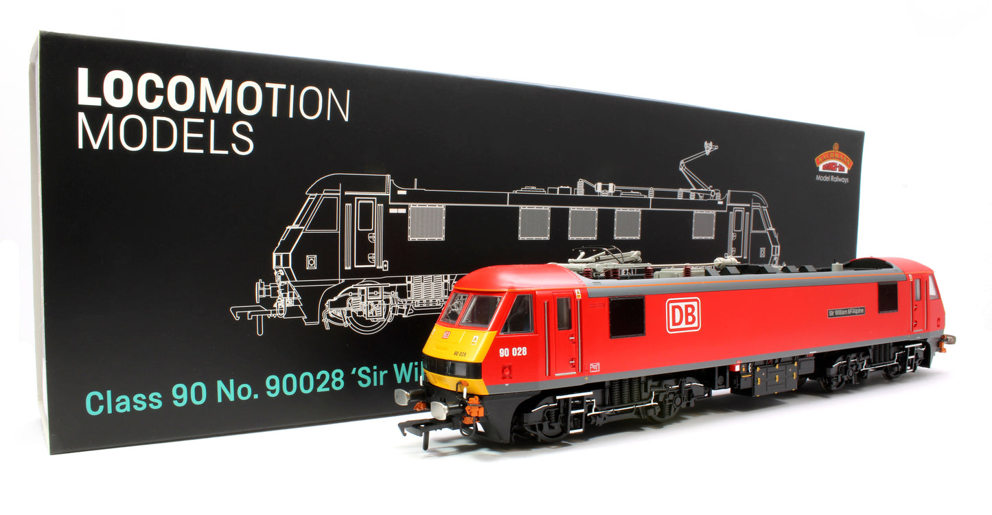 Class 90 028 'Sir William McAlpine' DB Cargo Electric Locomotive