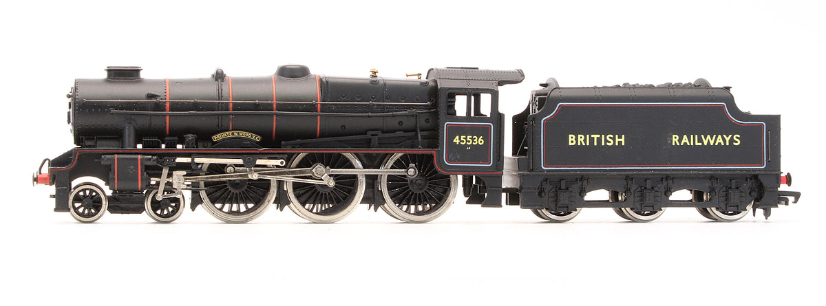 Pre-Owned BR Lined Black 4-6-0 Rebuilt Patriot Class 'Private W. Woods V.C.' 45536 Steam Locomotive