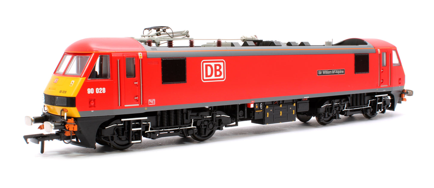 Class 90 028 'Sir William McAlpine' DB Cargo Electric Locomotive