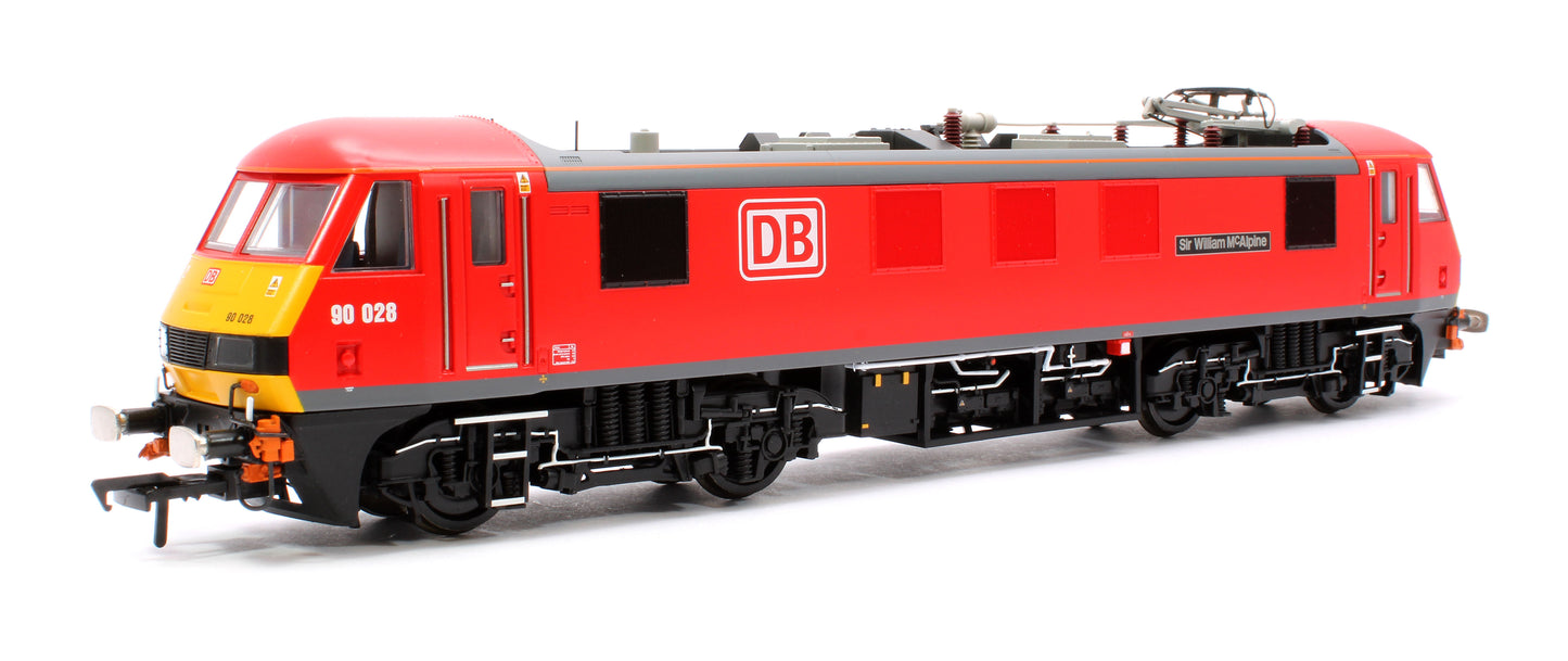 Class 90 028 'Sir William McAlpine' DB Cargo Electric Locomotive