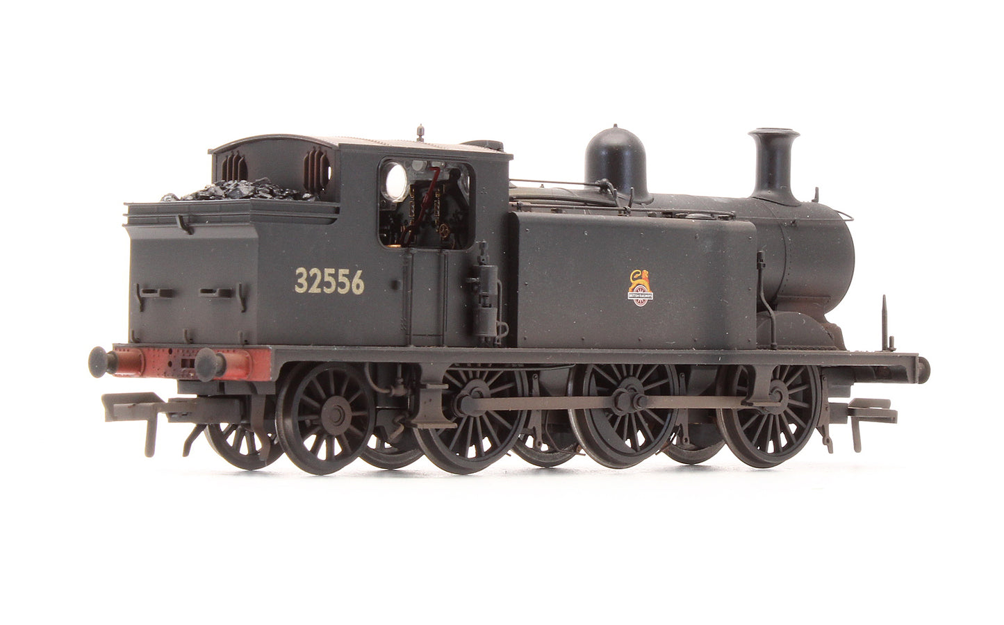 Pre-Owned 35-077 Class E4 32556 BR Black Early Emblem Steam Locomotive - DCC Fitted - Custom Weathered