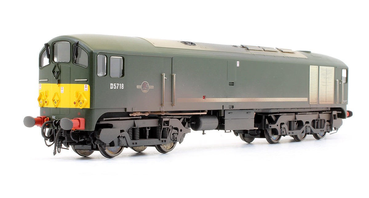 Pre-Owned Class 28 D5718 BR Green With Small Yellow Ends Diesel Locomotive (Weathered)