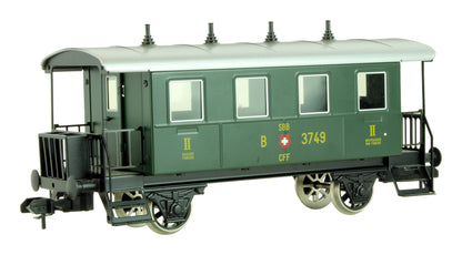 Marklin 54106 Maxi Class E 3/3 8433 Steam Loco Passenger Ski Set *DCC Sound*