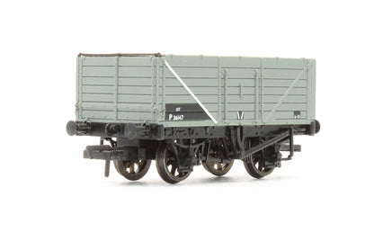 Pre-Owned 7 Plank End Door Wagon BR Grey 'P36147'