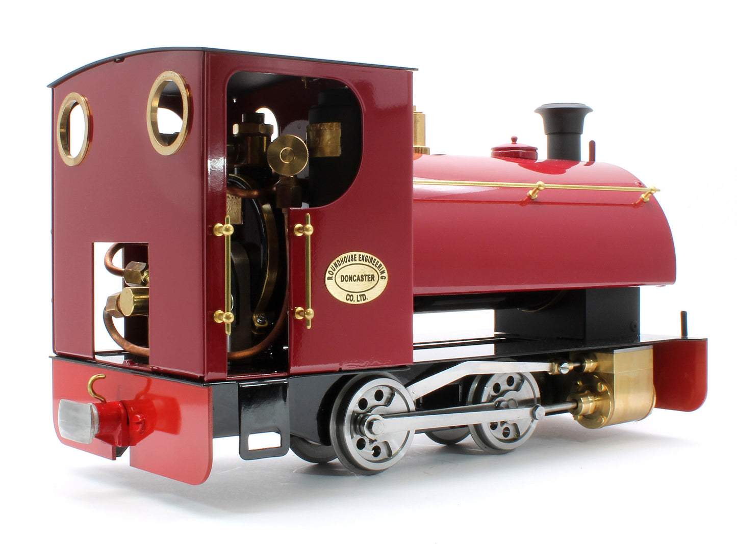PEGGIE-MAROON-32 0-4-0 Saddle Tank 'Peggie' Maroon (Manual) Steam Locomotive