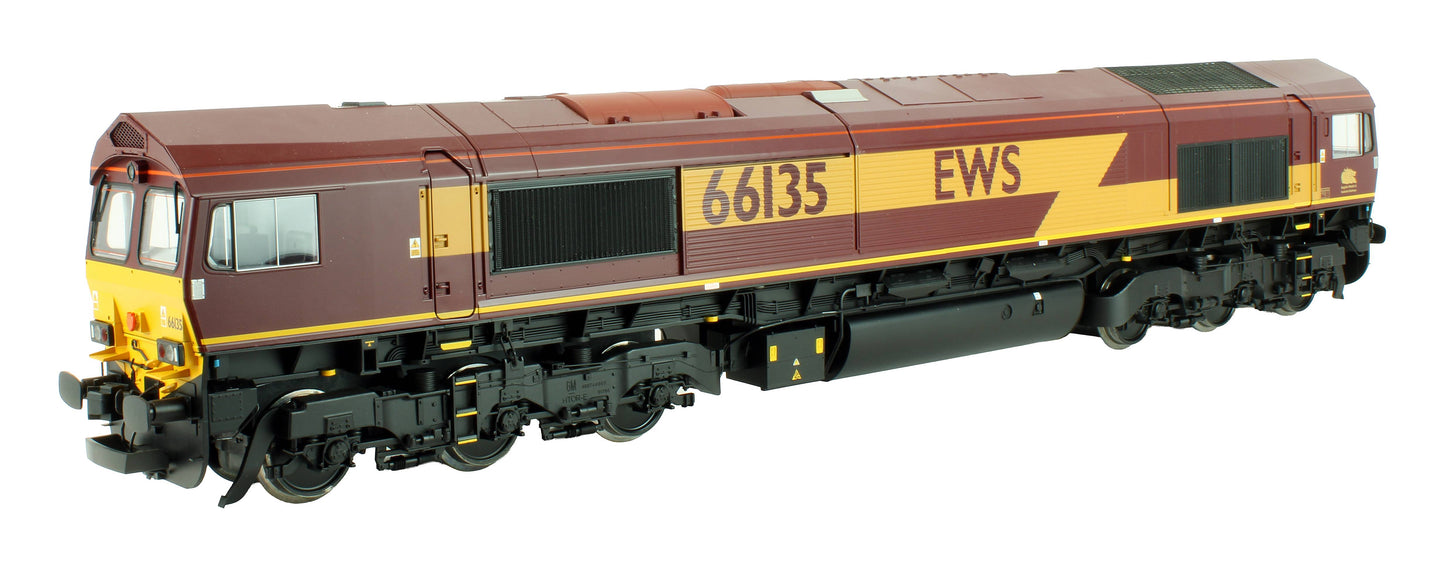 Pre-Owned 23201 EWS Maroon & Yellow Class 66 135 Diesel Locomotive